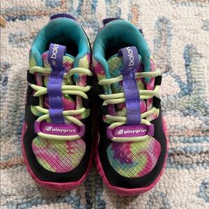 New Balance Kids Playgruv Tie-Dye Sneakers in Pink and Teal